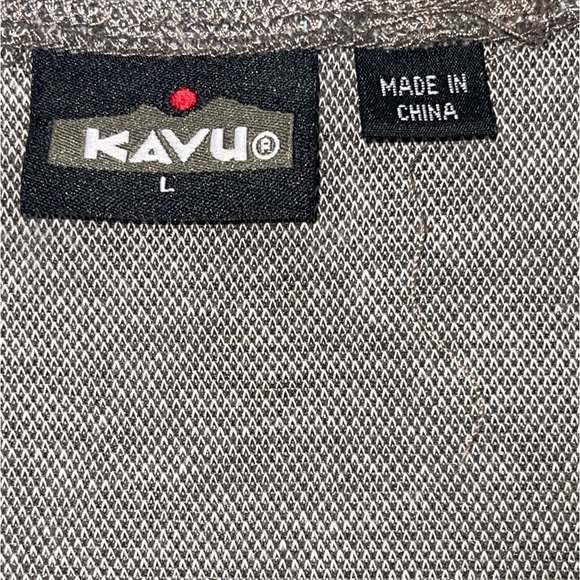 Women’s Kavu , waffle knit quilted hooded jacket, full zip. Size large GUC - Picture 6 of 8